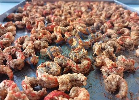 即食蝦仁凍干：海鮮凍干機(jī)應(yīng)用麻辣小龍蝦仁凍干